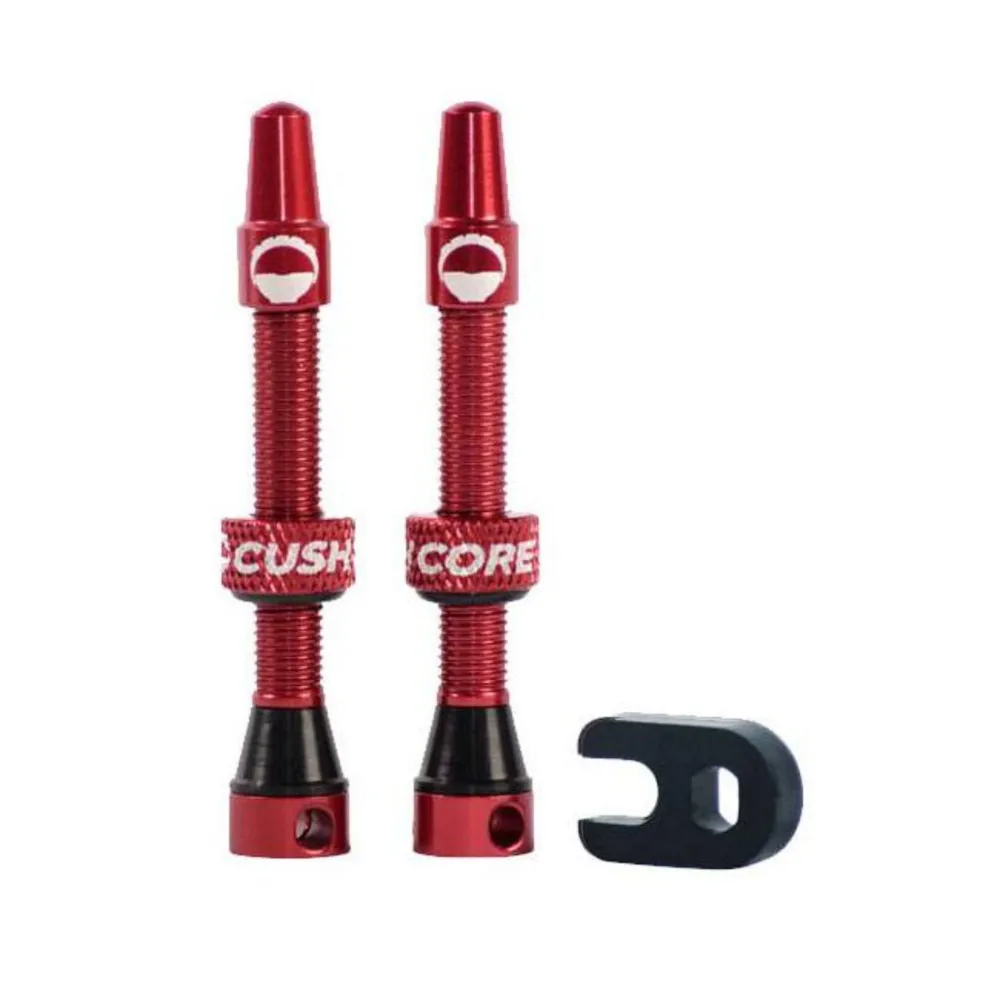 Image of Cushcore Tubeless Air Valves Red 44mm